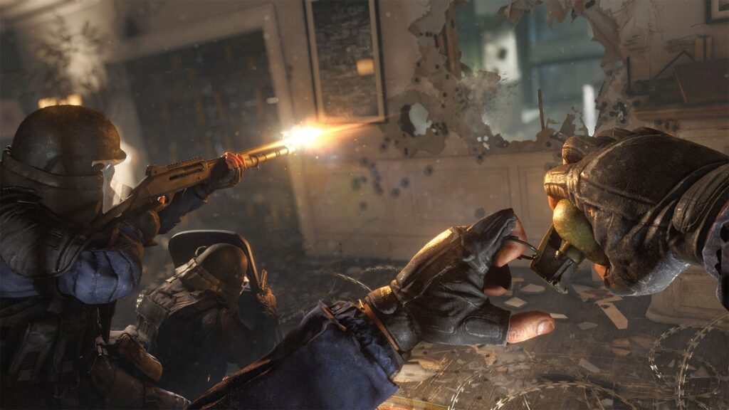 A screenshot from Rainbow Six Siege
