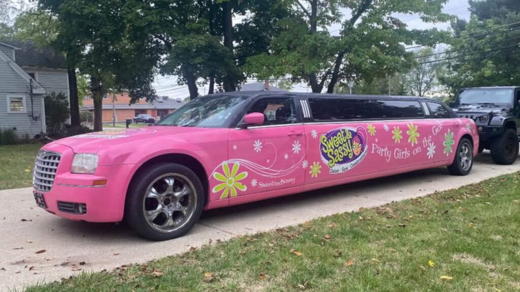 Start The Hot Girl Car Service Of Your Dreams With This Pink Chrysler 300 Limo Start The Hot Girl Car Service Of Your Dreams With This Pink Chrysler 300 Limo
