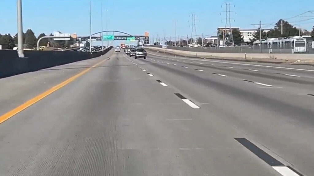 Those Half Black & White Stripes On The Highway Actually Serve A Clever Purpose