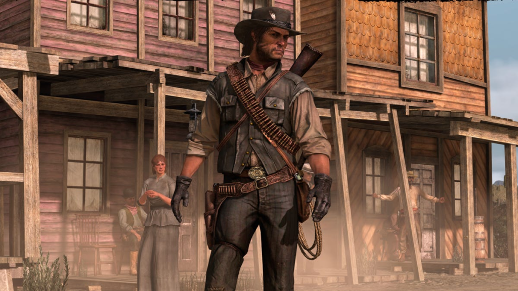john marston in a screenshot from red dead redemption