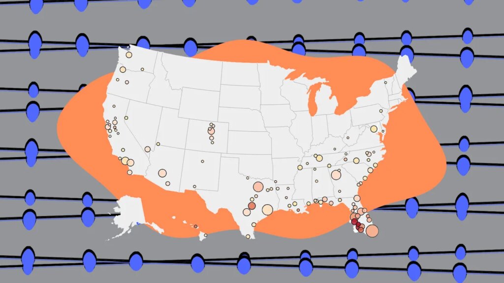 106 housing markets are seeing falling home prices—and not a single one is in the Midwest