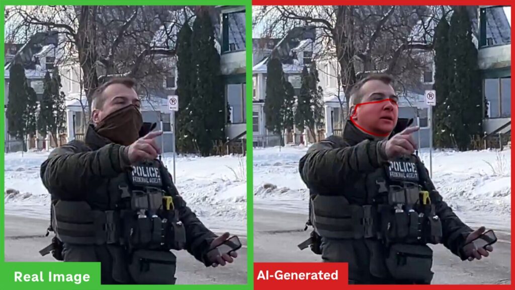 AI images of Minneapolis ICE agent spread confusion : NPR AI images of Minneapolis ICE agent spread confusion : NPR