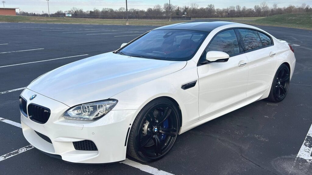 BMW Only Built 103 Manual M6 Gran Coupes, So Even In Basic White This One Is Worth Bidding On