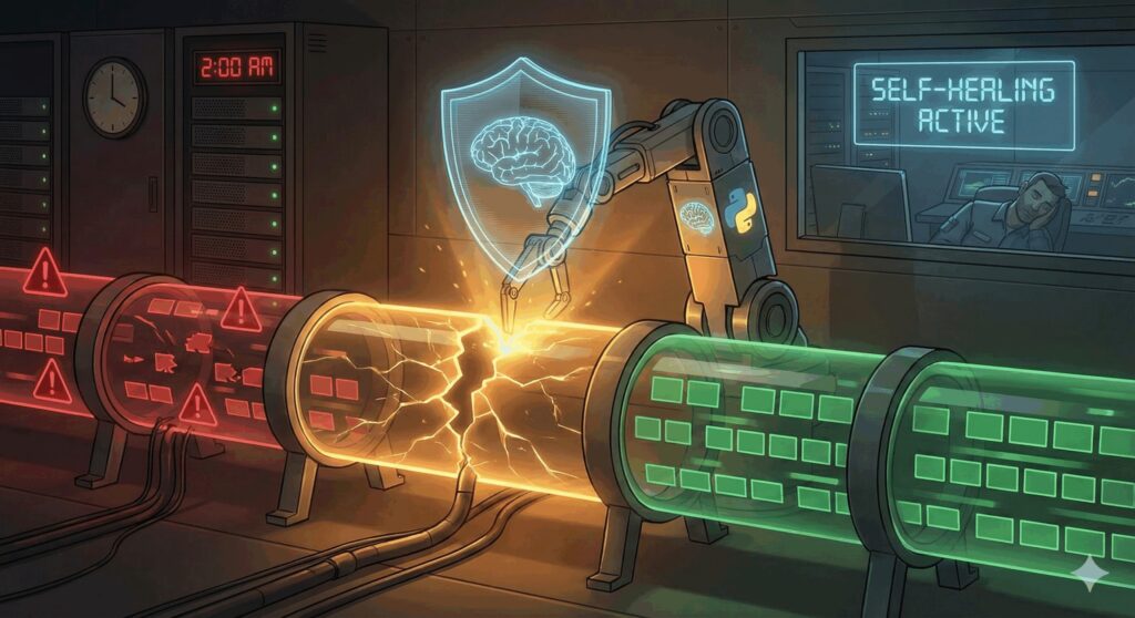 Building a Self-Healing Data Pipeline That Fixes Its Own Python Errors