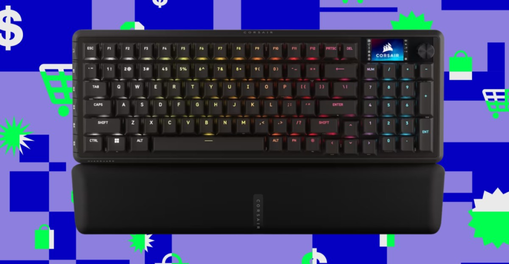 Corsair’s wired Hall effect gaming keyboard is cheaper than ever