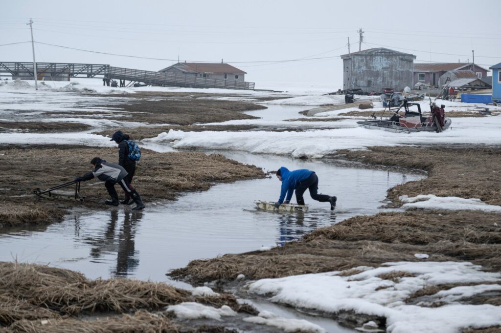 Documenting an Alaska Village, Before and After the Storm That Destroyed It — ProPublica