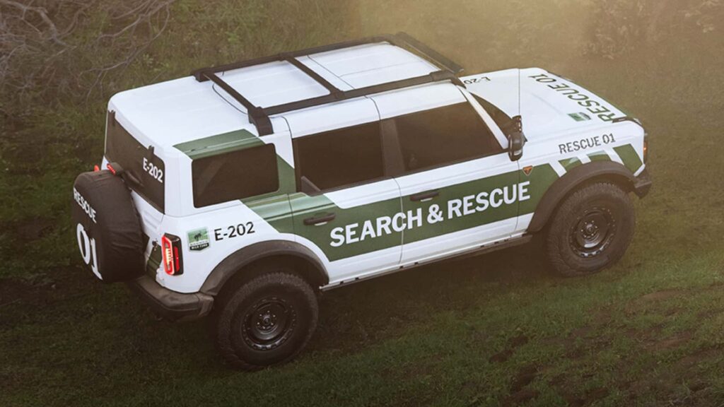 Ford Will Donate Five Broncos Prepped For Search and Rescue Duty