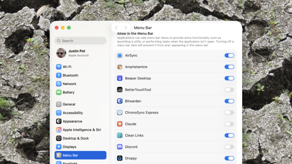 How to Clean Up Your Mac’s Menu Bar (Without Using Third-Party Software)