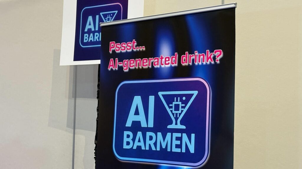 AI Barmen sign