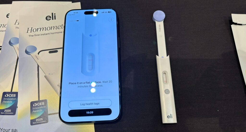 I just tried the Hormometer at CES 2026 to measure my cortisol levels — and testosterone is coming next