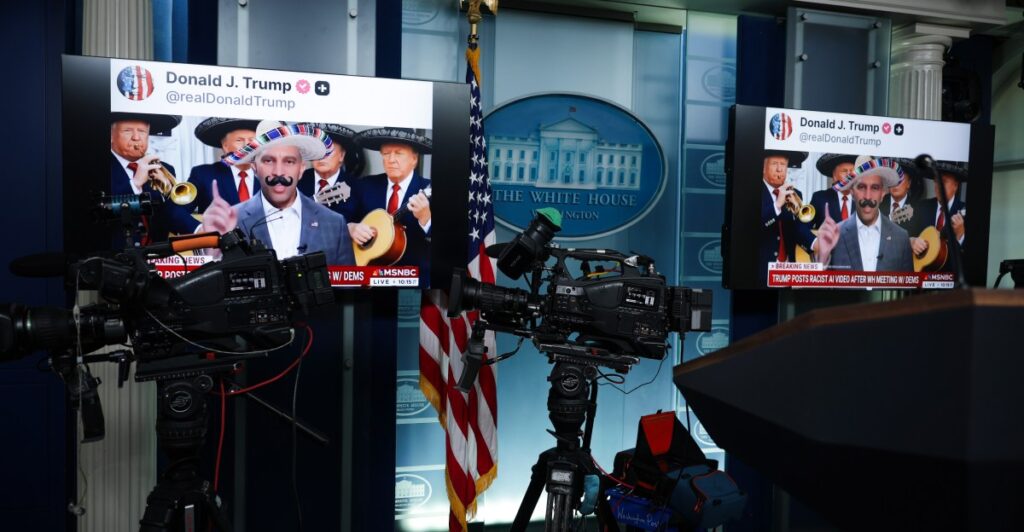 Inside the White House shitposting machine
