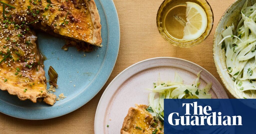 Kenji Morimoto’s recipe for miso leek custard tart with fennel slaw | Food