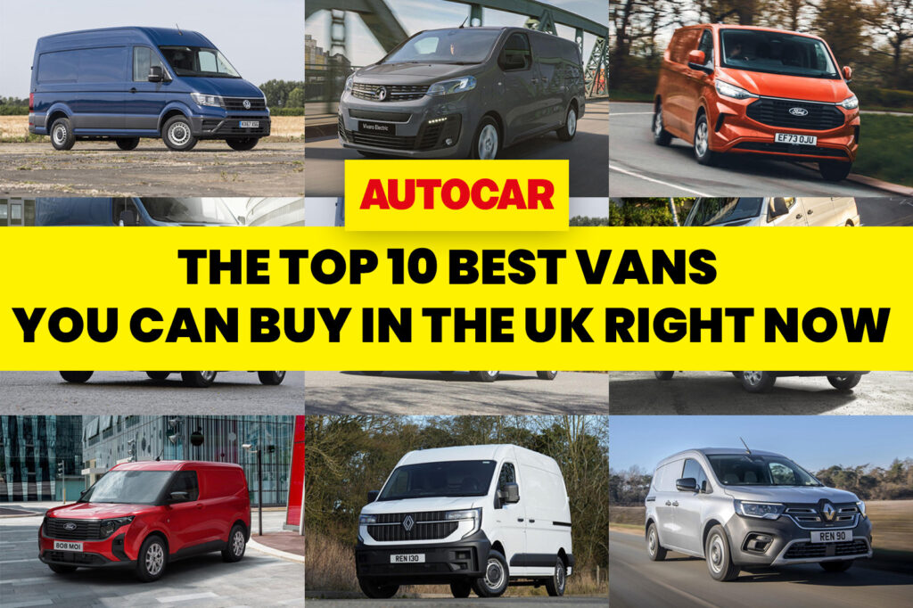 Revealed: The top 10 best vans you can buy in the UK right now