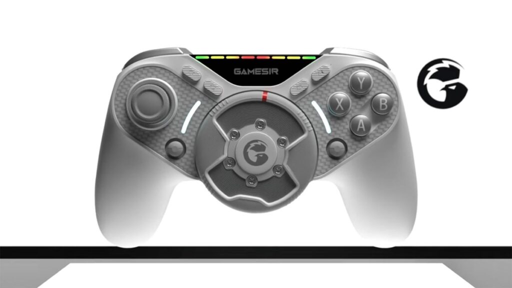 This Controller Uses a Tiny Direct-Drive Force-Feedback Wheel