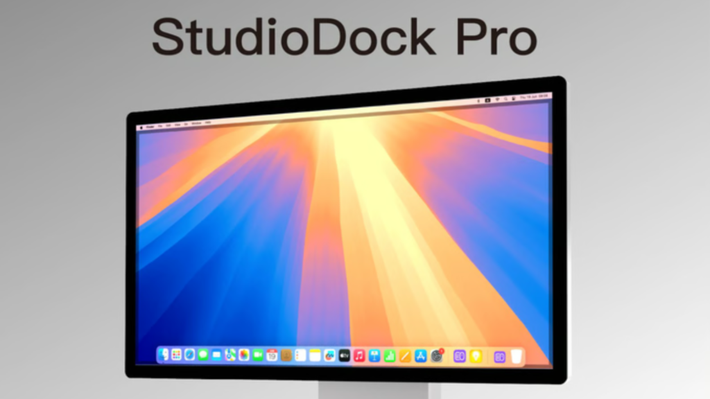 This snap-on 5K monitor hides storage, ports, and ambition inside a Mac mini-sized footprint StudioDock Pro