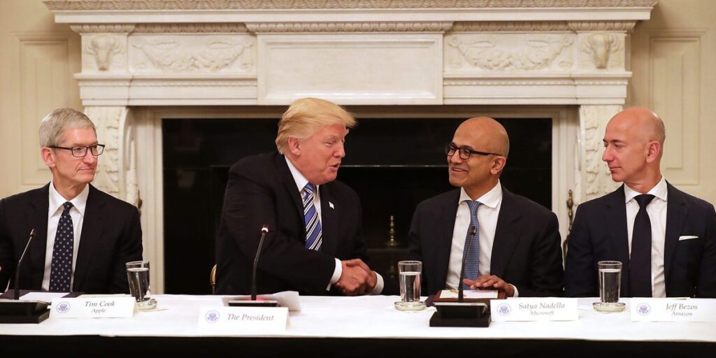 Trump Says Microsoft Will Ensure Americans Don't Pay for Data Centers