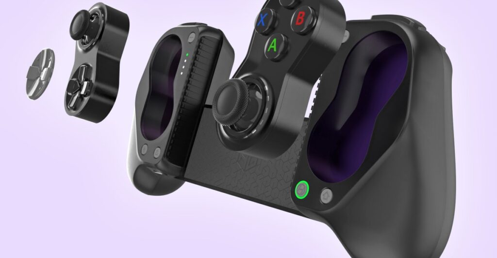 You can turn this modular clamp-on controller into an N64 gamepad
