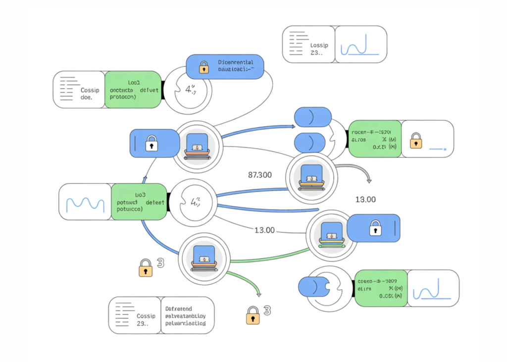 A Coding and Experimental Analysis of Decentralized Federated Learning with Gossip Protocols and Differential Privacy
