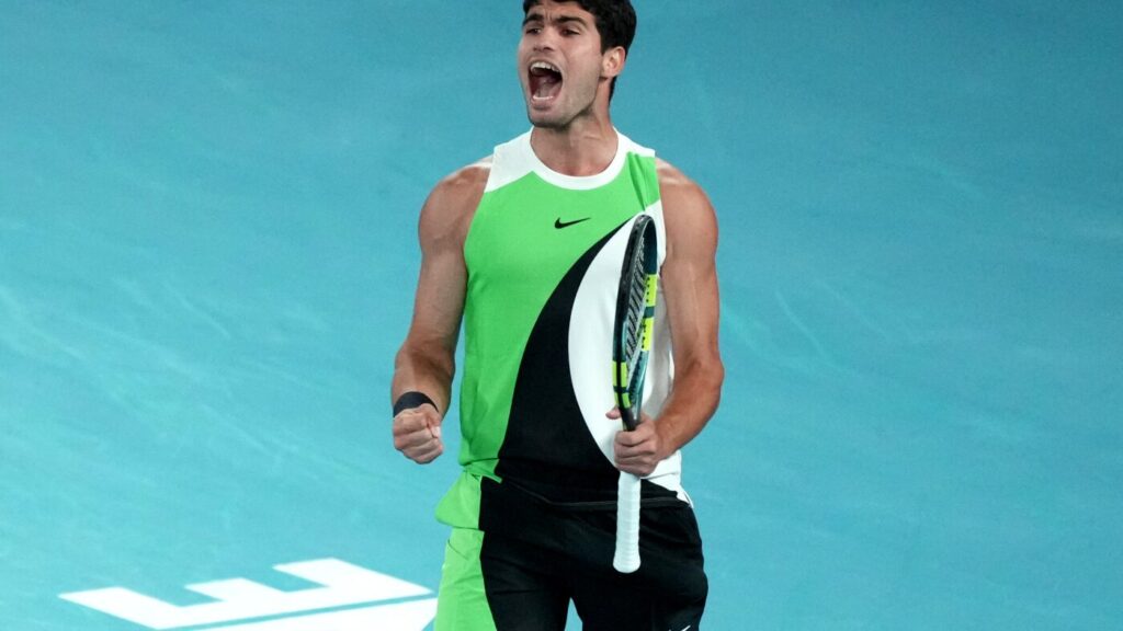 Alcaraz becomes youngest man to complete a career Grand Slam : NPR