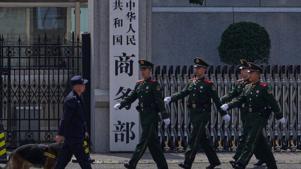 China restricts exports to 40 Japanese entities with ties to military : NPR