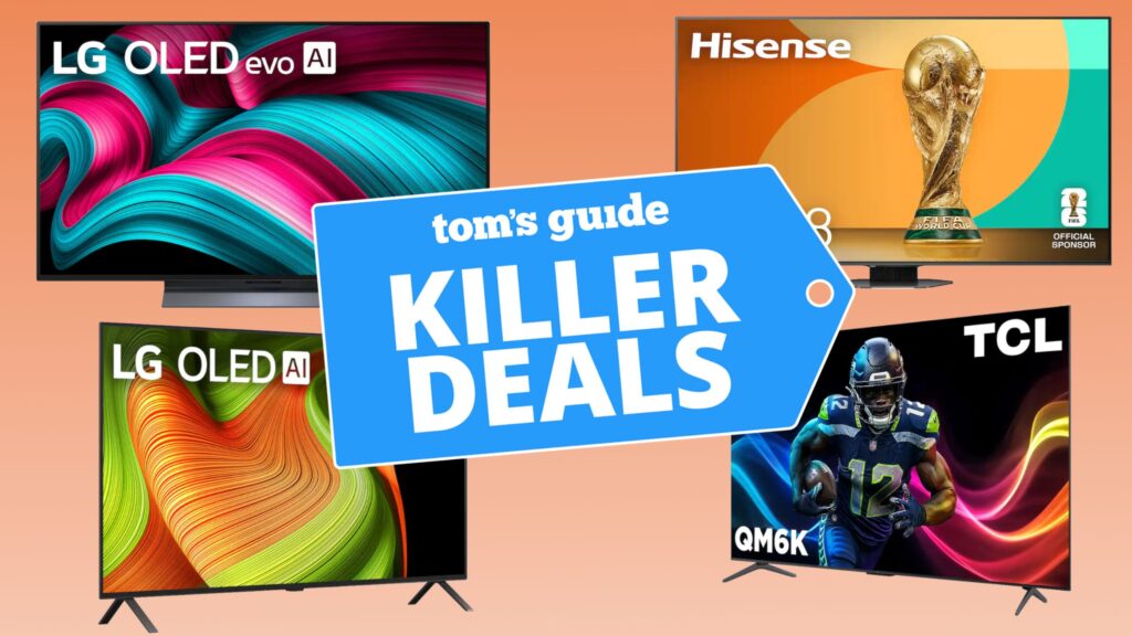 Here are 5 of the best deals on TVs we've tested and awarded 4 stars or above