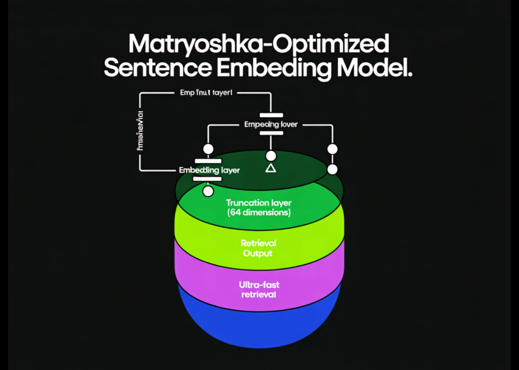How to Build a Matryoshka-Optimized Sentence Embedding Model for Ultra-Fast Retrieval with 64-Dimension Truncation How to Build a Matryoshka-Optimized Sentence Embedding Model for Ultra-Fast Retrieval with 64-Dimension Truncation