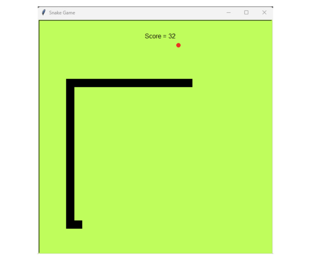 Implementing the Snake Game in Python