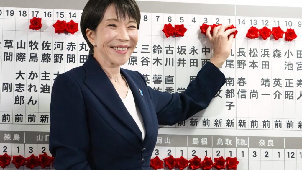 Japan’s Takaichi to pursue conservative agenda after election landslide : NPR