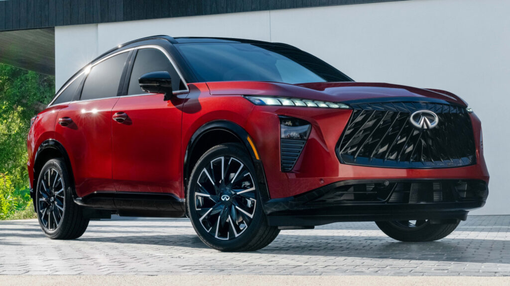 2027 Infiniti QX65's Most Interesting Attributes Are Its Red Paint And Headrests