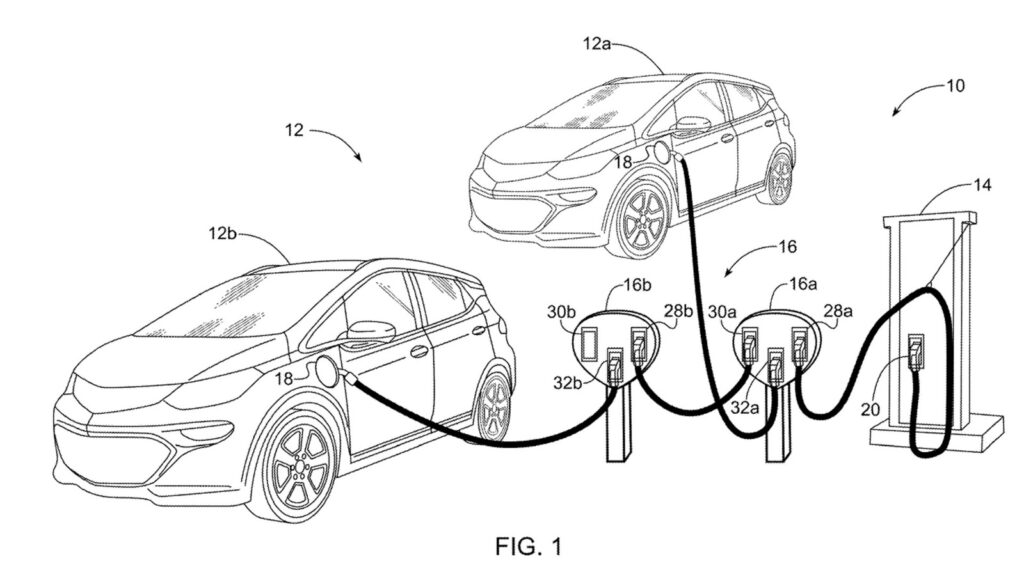 GM Patents A ‘Daisy Chain’ Charger To Juice Up Multiple EVs At Once GM Patents A 'Daisy Chain' Charger To Juice Up Multiple EVs At Once