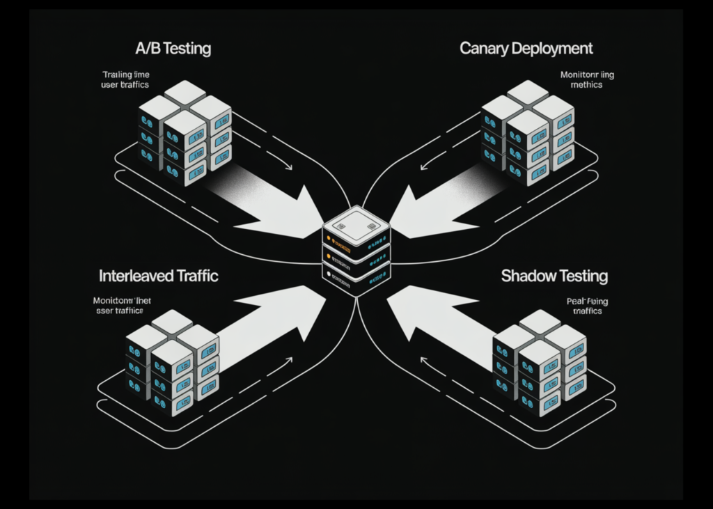 Safely Deploying ML Models to Production: Four Controlled Strategies (A/B, Canary, Interleaved, Shadow Testing) Safely Deploying ML Models to Production: Four Controlled Strategies (A/B, Canary, Interleaved, Shadow Testing)