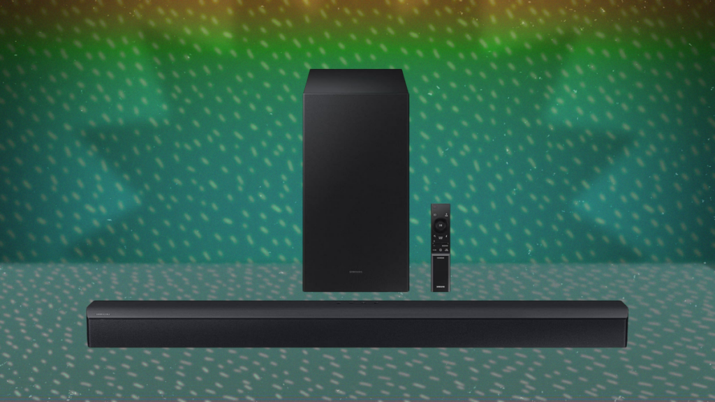 This Compact Samsung Soundbar/Subwoofer Combo Is on Sale for $140