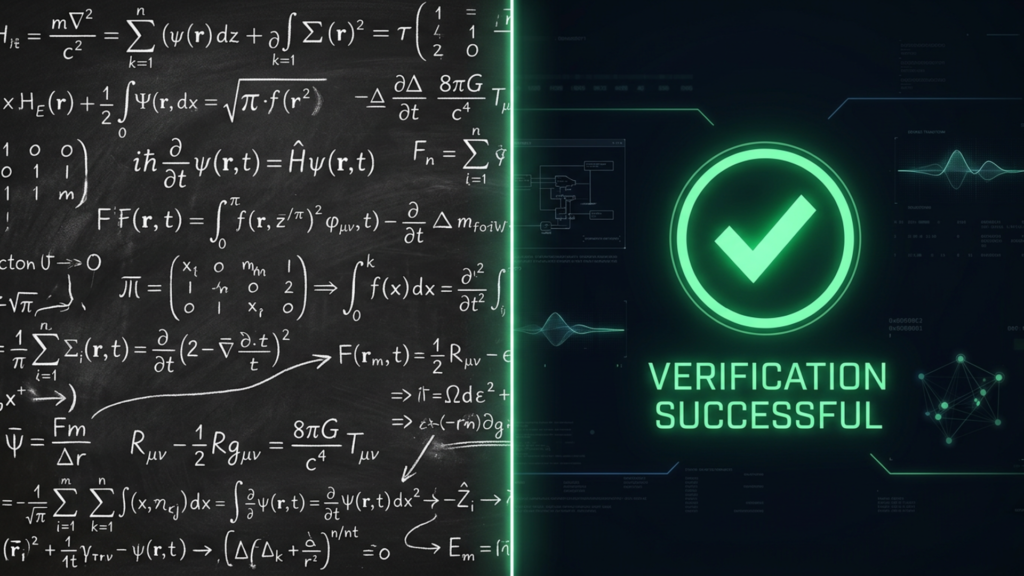 Complex mathematics solved and verified