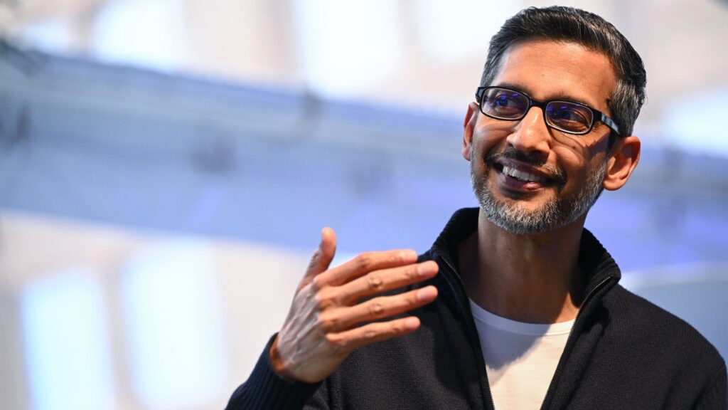 Alphabet CEO Sundar Pichai says ‘AI shift’ makes this a great time to invest in new start-ups Alphabet CEO Sundar Pichai says 'AI shift' makes this a great time to invest in new start-ups
