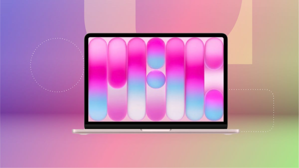 Apple May Bring A19 Pro Chip to MacBook Neo Next Year, but Could Face Supply Hurdles Soon Pink MacBook Neo against purple, pink and green CNET background