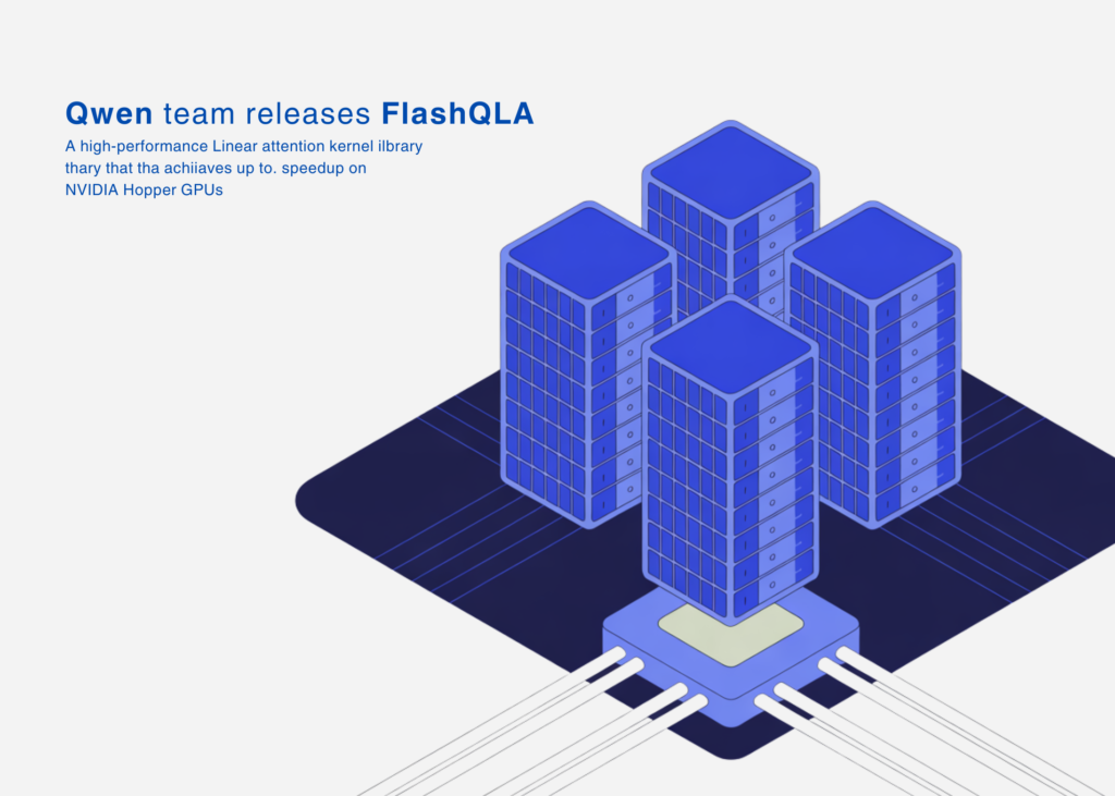 Qwen Team Releases FlashQLA: a High-Performance Linear Attention Kernel Library That Achieves Up to 3× Speedup on NVIDIA Hopper GPUs