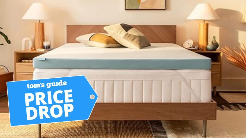 Want to beat the heat? Tempur-Pedic’s award-winning cooling mattress topper is up to 30% off The Tempur-Pedic Tempur-Adapt Topper + cooling with sale label