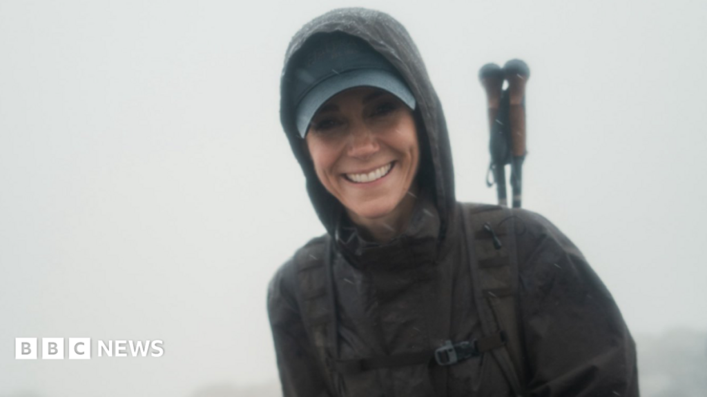 The Princess of Wales at the summit of Ben Nevis