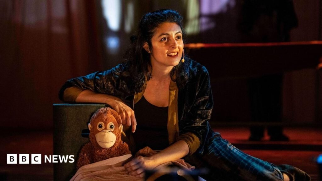 Bollywood actor Kalki Koechlin’s play on motherhood’s messier side wows audience A scene from the play Belly of the Beast